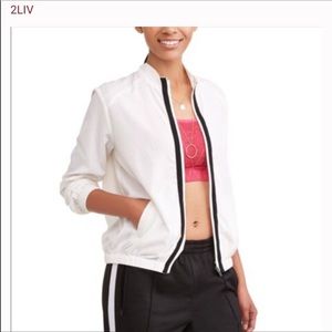 2LIV Perforated full zip workout jacket